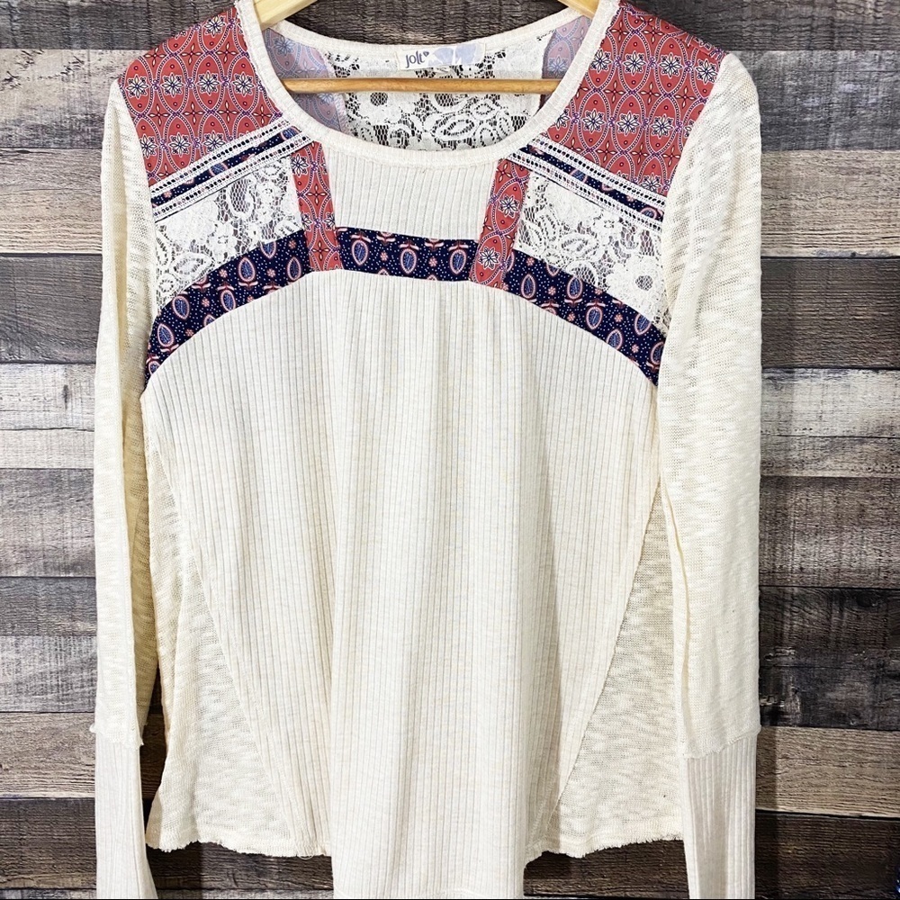 Jolt Cream Long‎ Sleeve Shirt